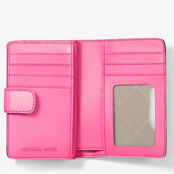 Michael Kors Sheila Medium Floral Print Satchel Bag & Matching Bifold Wallet Set - Picture 12 of 14